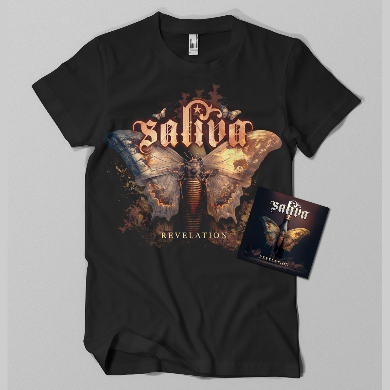 SALIVA - REVELATION CD AND T-SHIRT (PREORDER)